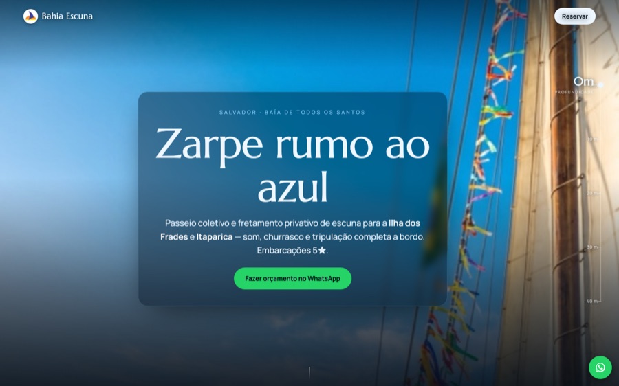 Site Bahia Escuna